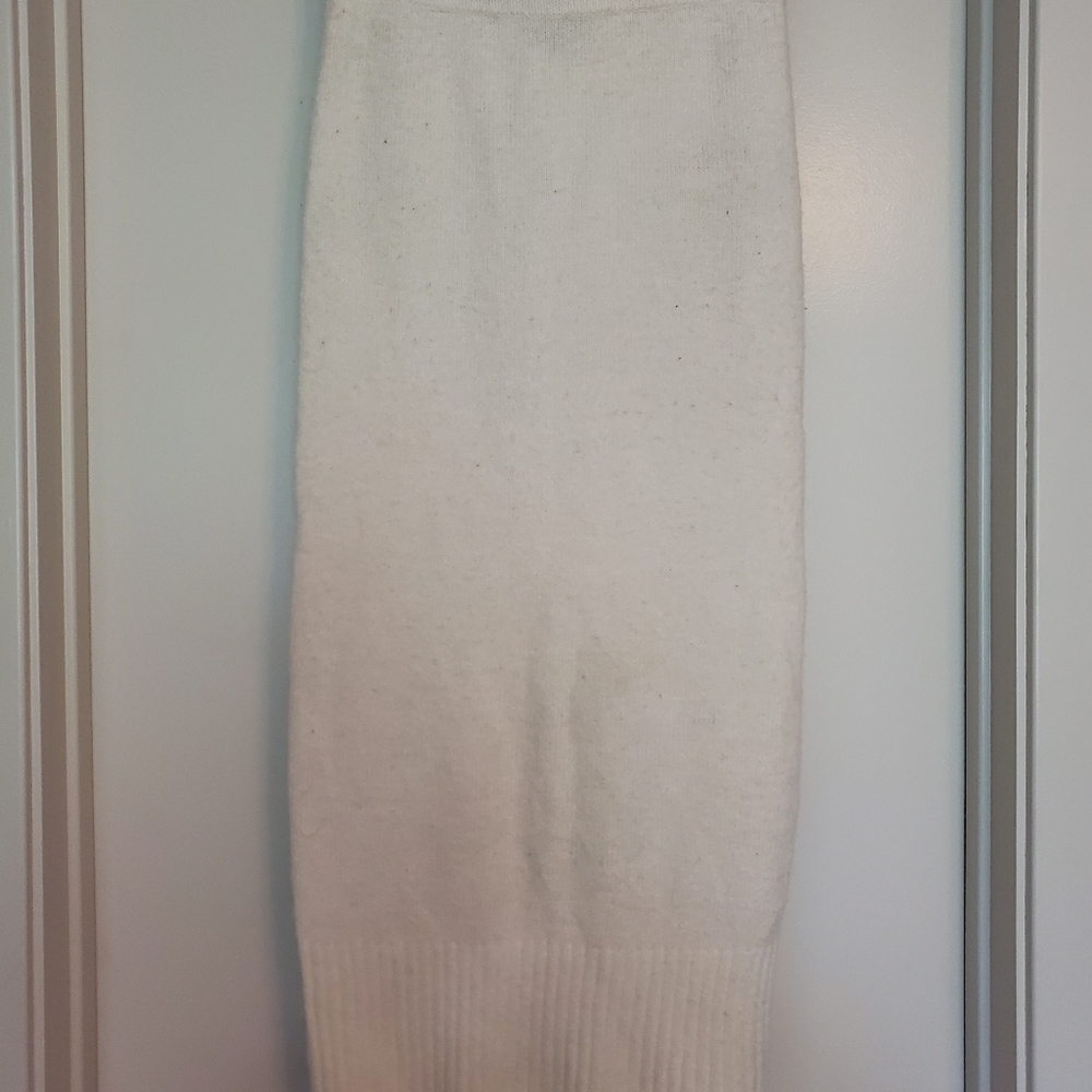 Micha lounge cream midi skirt in size xxs